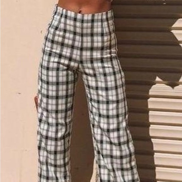 princess polly plaid pants - Picture 6 of 6